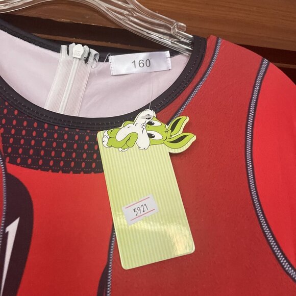 Rise Red Princess Jumpsuit Adult Small Bodysuit NWT - Picture 4 of 15